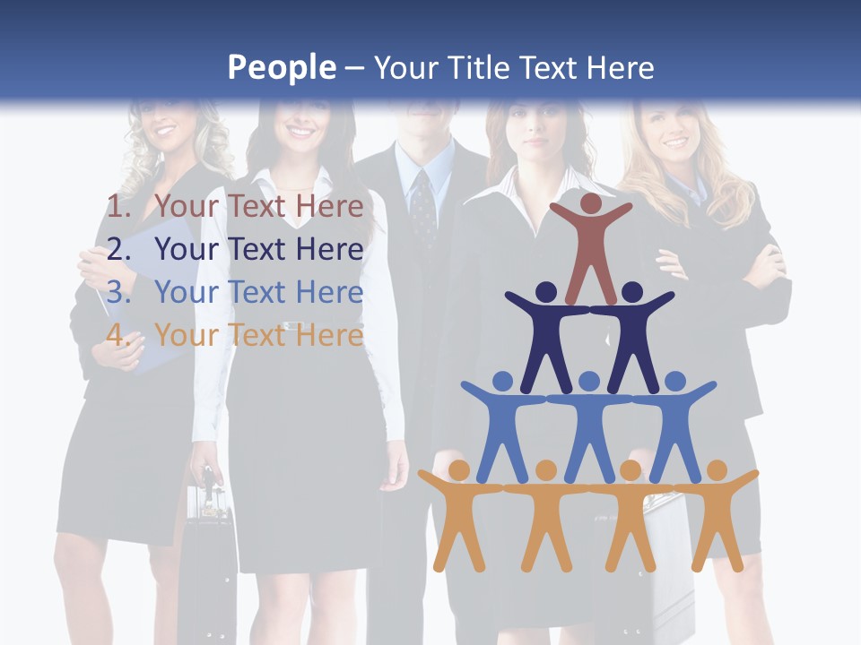 Businessman Education Employment PowerPoint Template