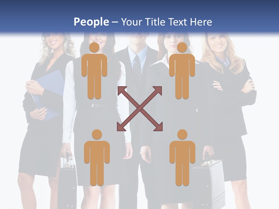 Businessman Education Employment PowerPoint Template