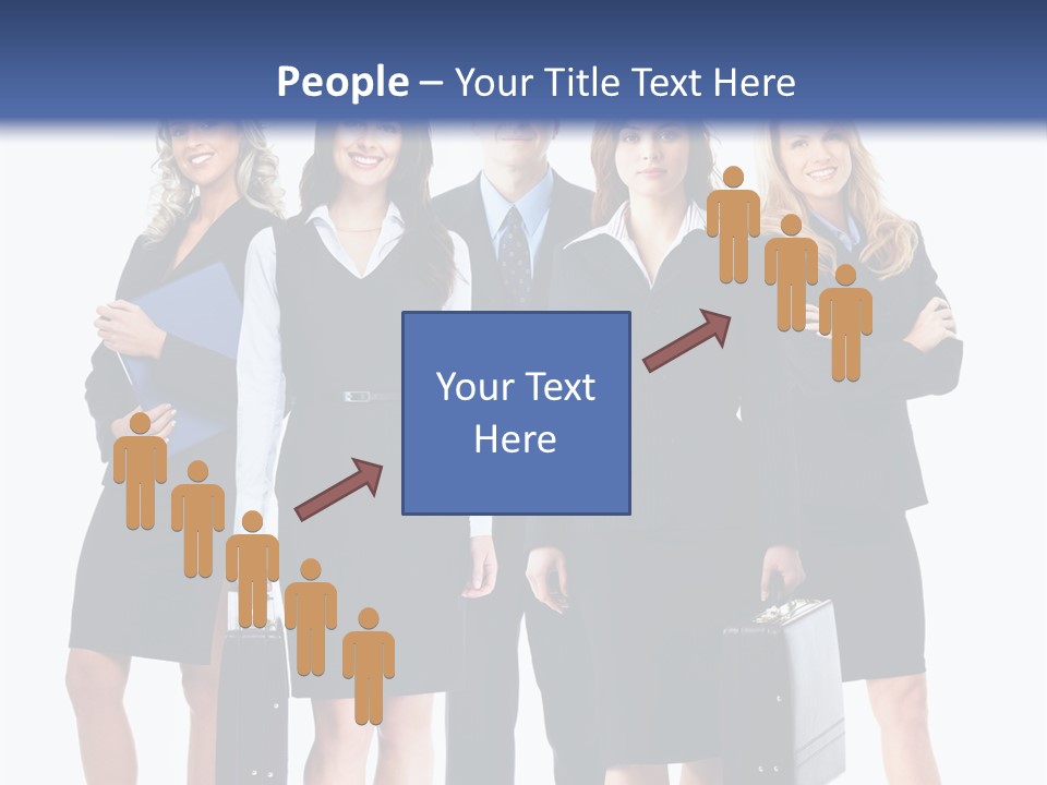 Businessman Education Employment PowerPoint Template