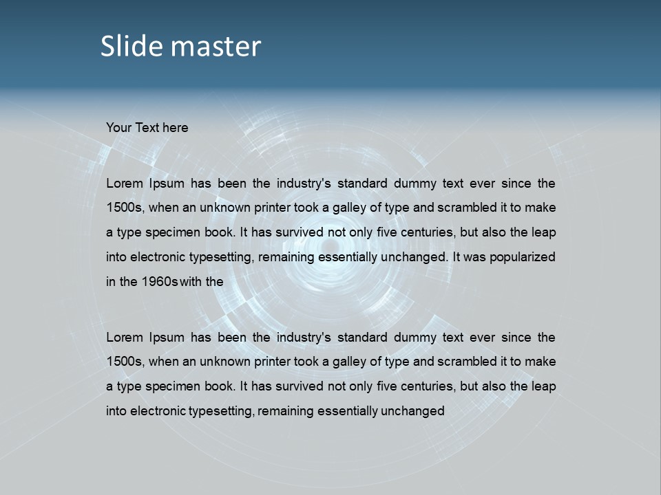 Illustration Fine Science PowerPoint Template