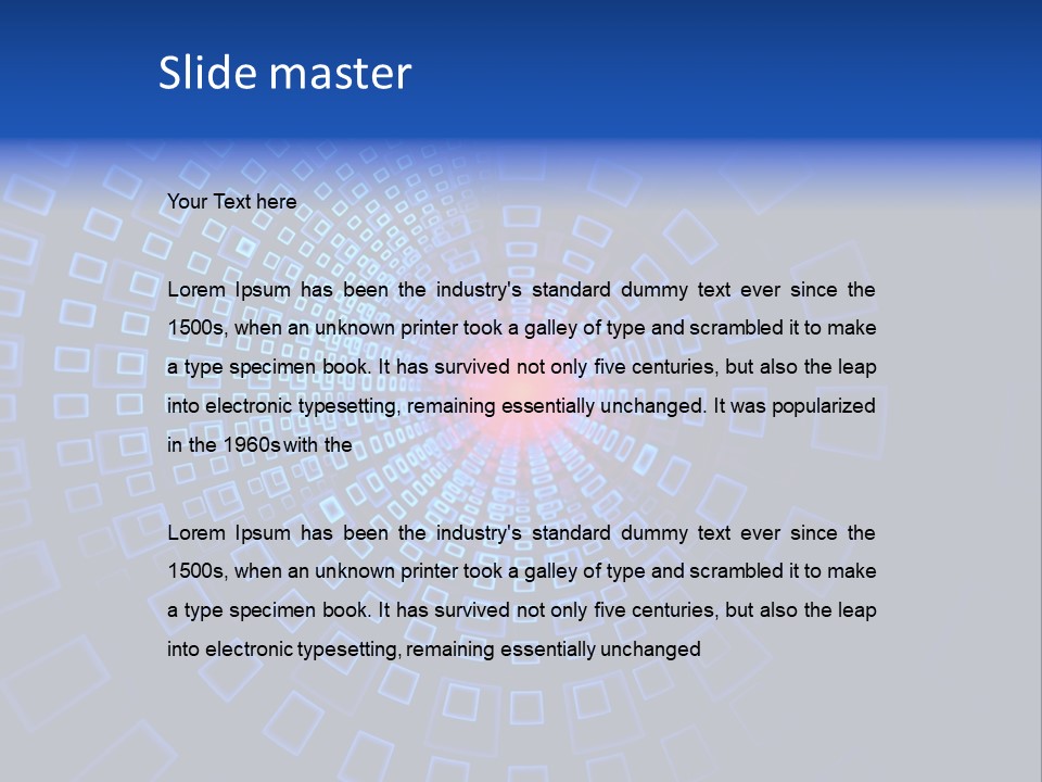 Connection Surface Element PowerPoint Template