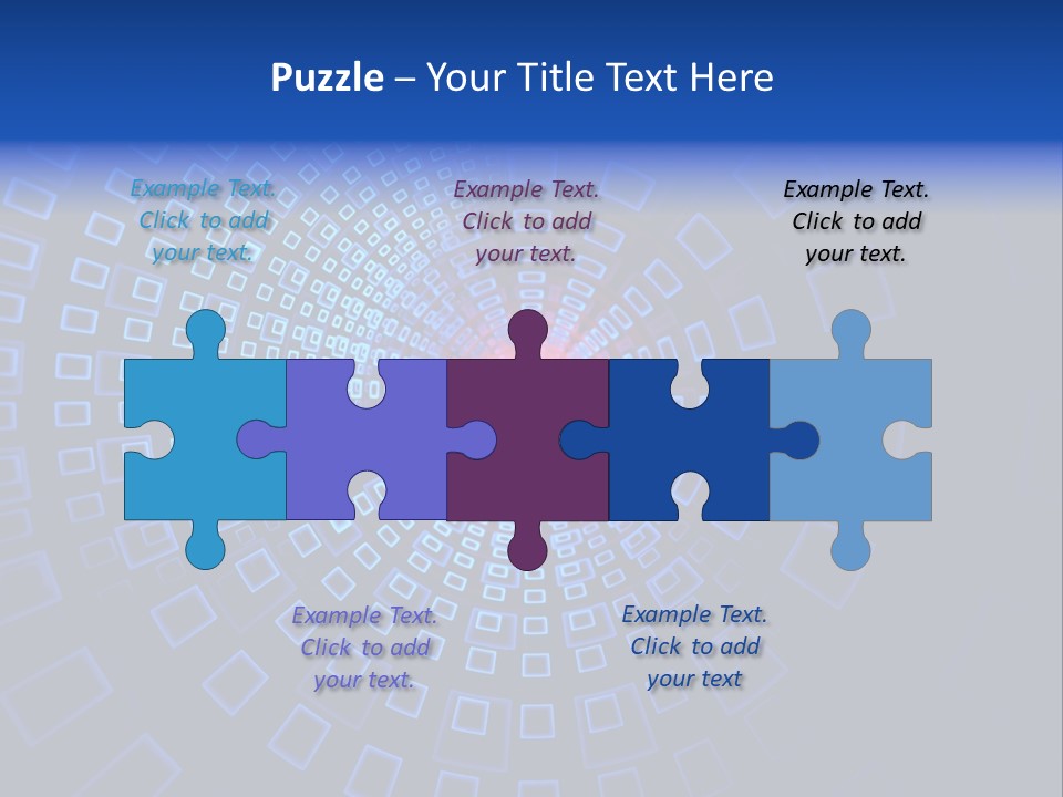 Connection Surface Element PowerPoint Template