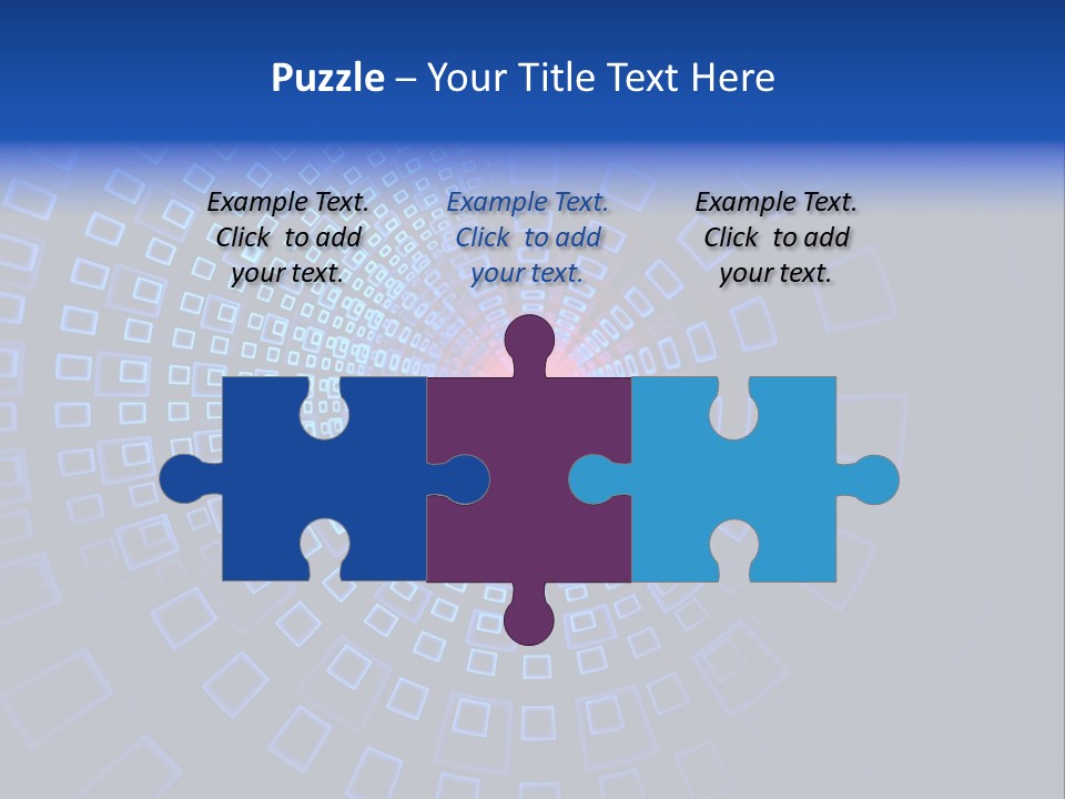 Connection Surface Element PowerPoint Template