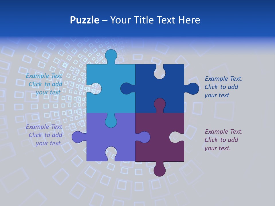 Connection Surface Element PowerPoint Template