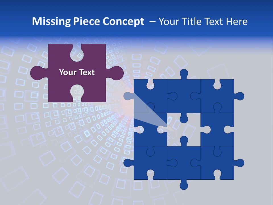 Connection Surface Element PowerPoint Template