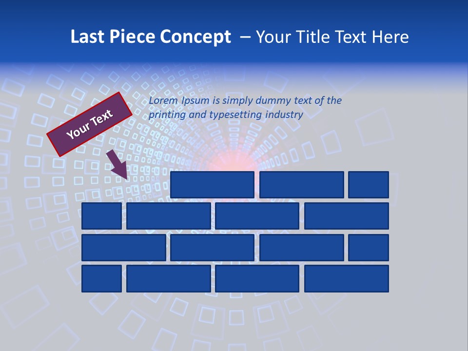 Connection Surface Element PowerPoint Template