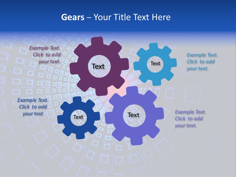 Connection Surface Element PowerPoint Template