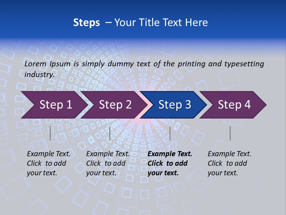 Connection Surface Element PowerPoint Template