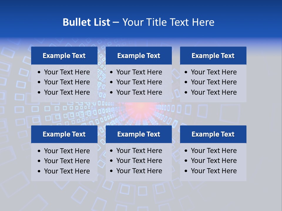Connection Surface Element PowerPoint Template
