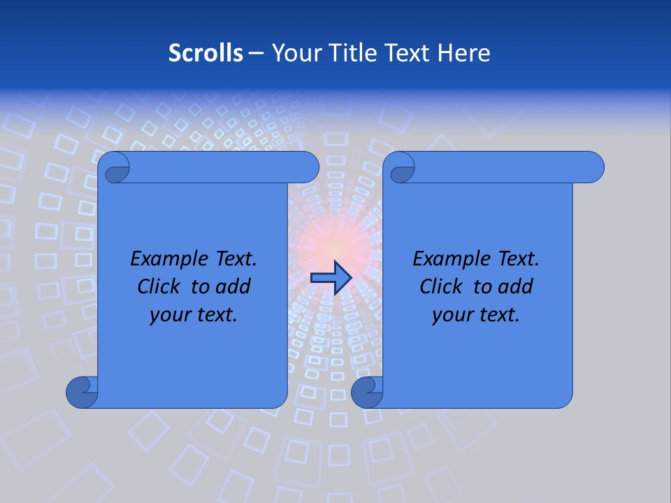 Connection Surface Element PowerPoint Template