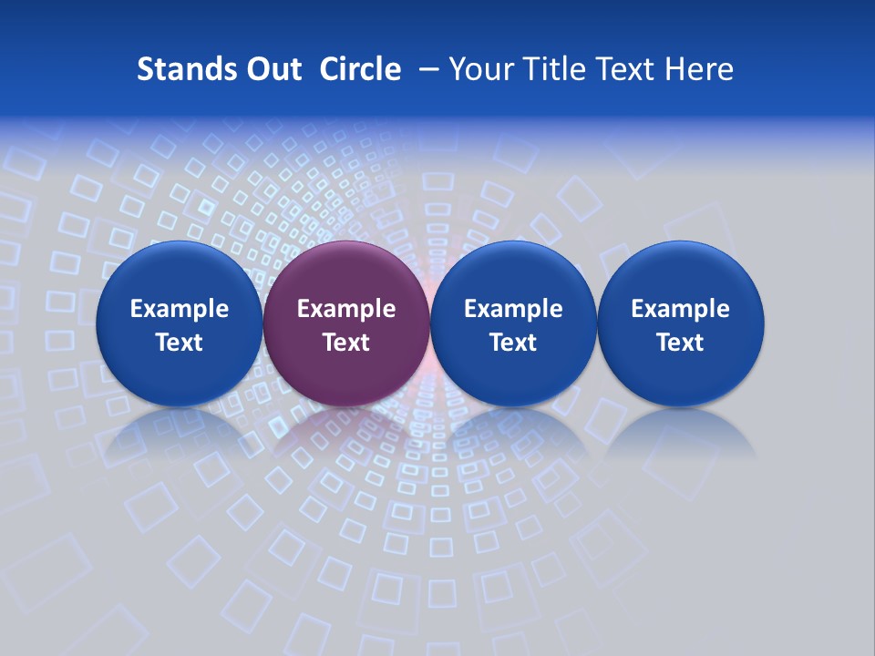 Connection Surface Element PowerPoint Template