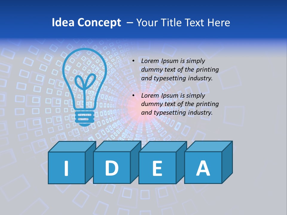 Connection Surface Element PowerPoint Template