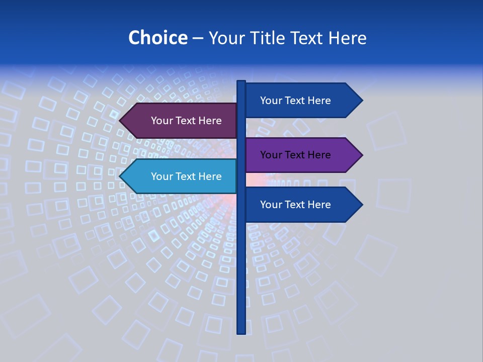 Connection Surface Element PowerPoint Template