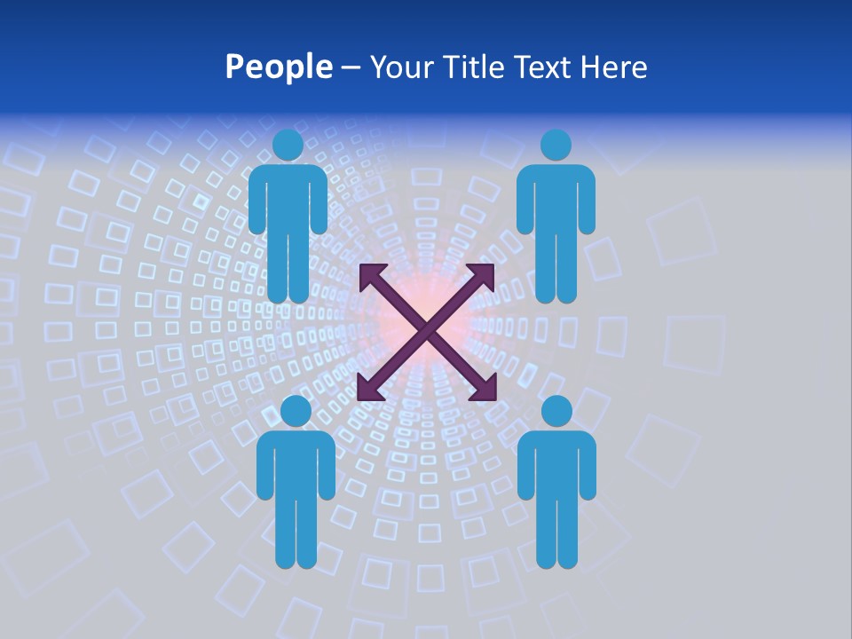 Connection Surface Element PowerPoint Template