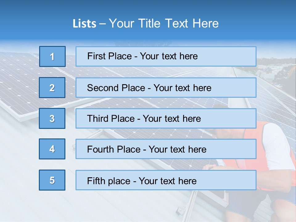 Modern Installing Business PowerPoint Template