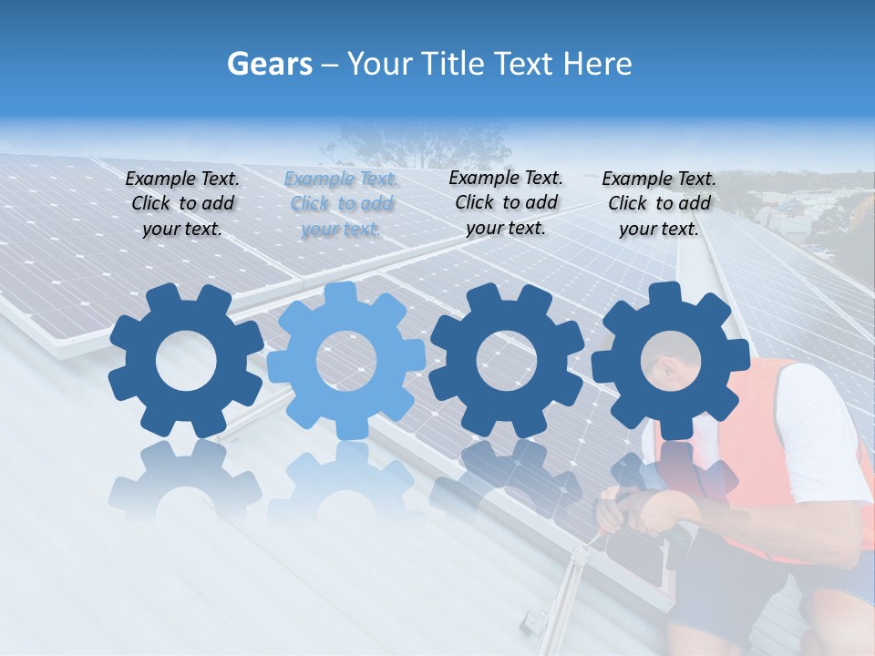 Modern Installing Business PowerPoint Template