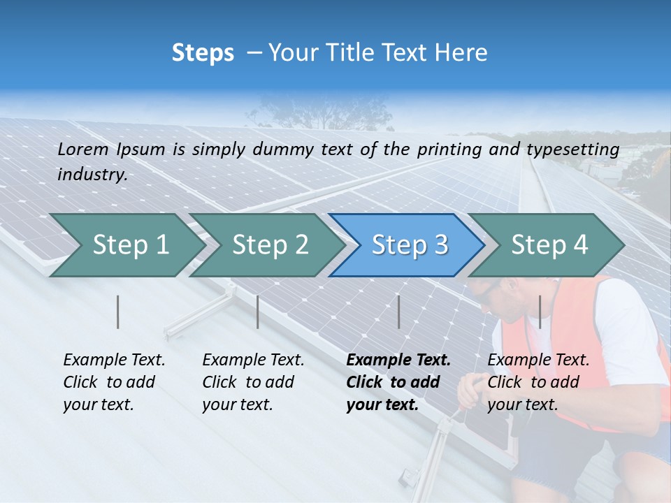 Modern Installing Business PowerPoint Template