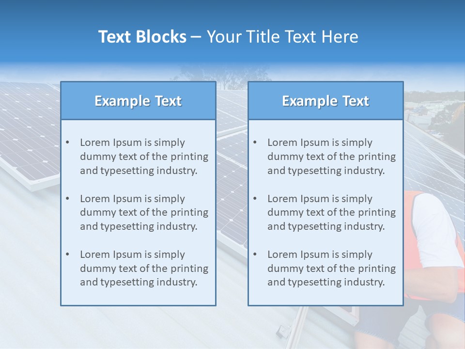 Modern Installing Business PowerPoint Template