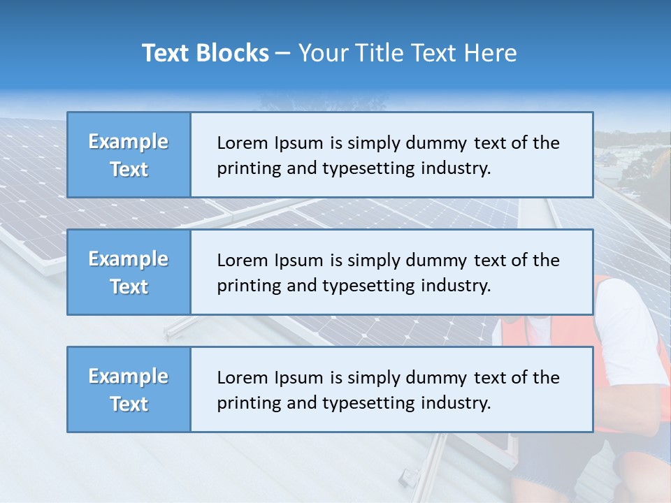 Modern Installing Business PowerPoint Template