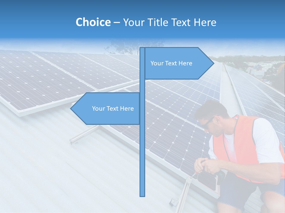 Modern Installing Business PowerPoint Template