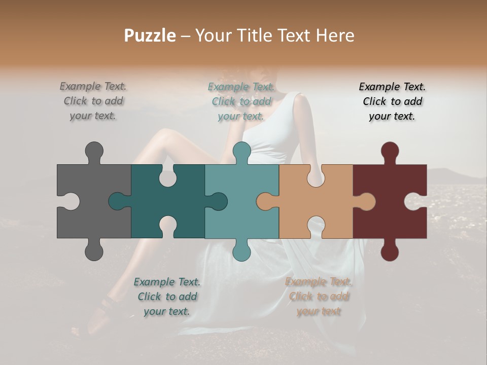 Shoe Stylish Bracelet PowerPoint Template