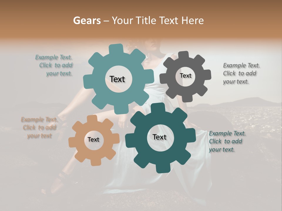 Shoe Stylish Bracelet PowerPoint Template