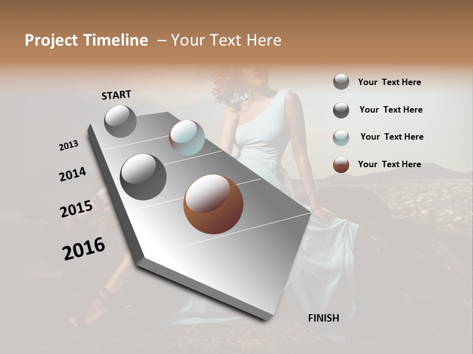 Shoe Stylish Bracelet PowerPoint Template