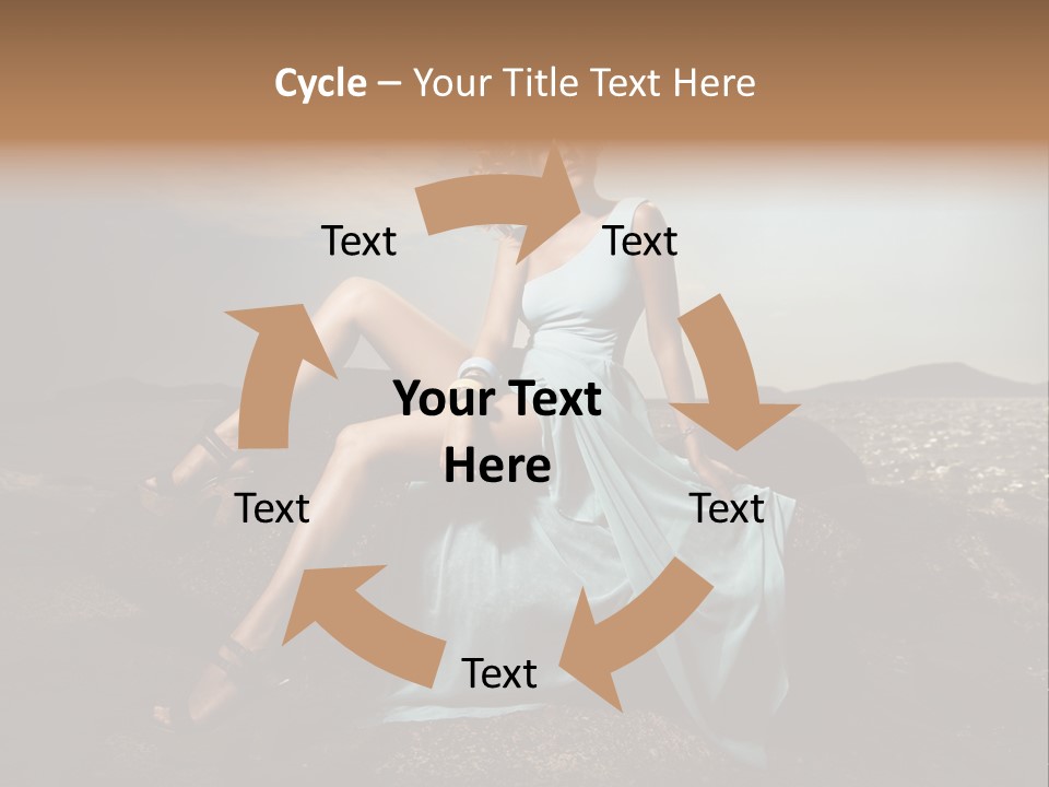 Shoe Stylish Bracelet PowerPoint Template