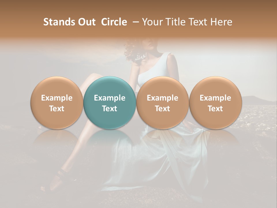 Shoe Stylish Bracelet PowerPoint Template