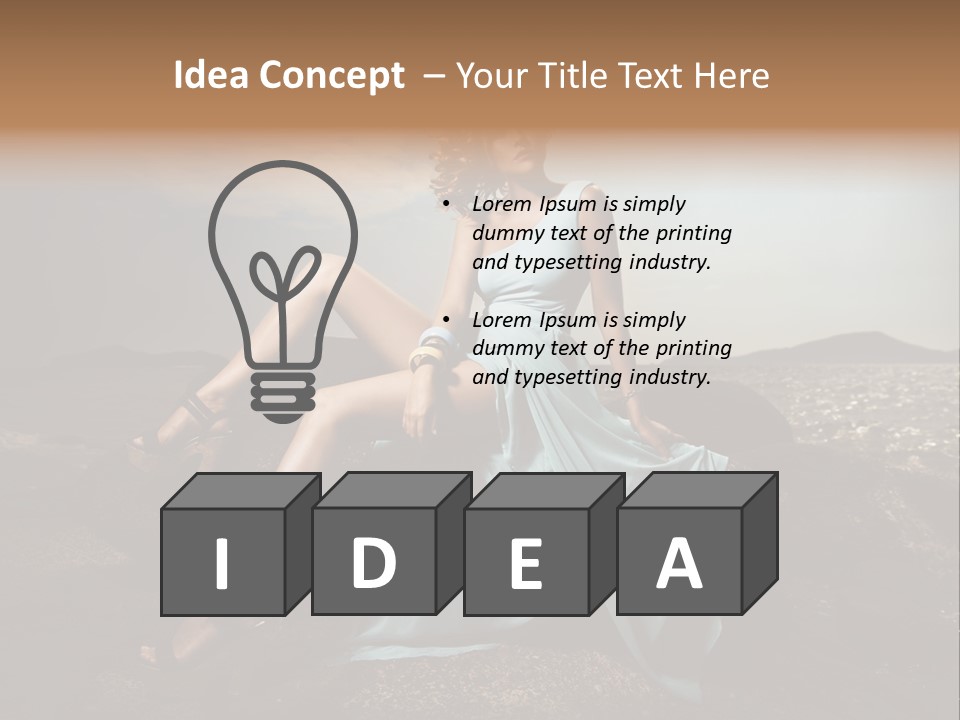 Shoe Stylish Bracelet PowerPoint Template