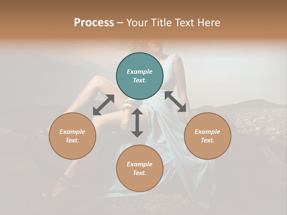 Shoe Stylish Bracelet PowerPoint Template