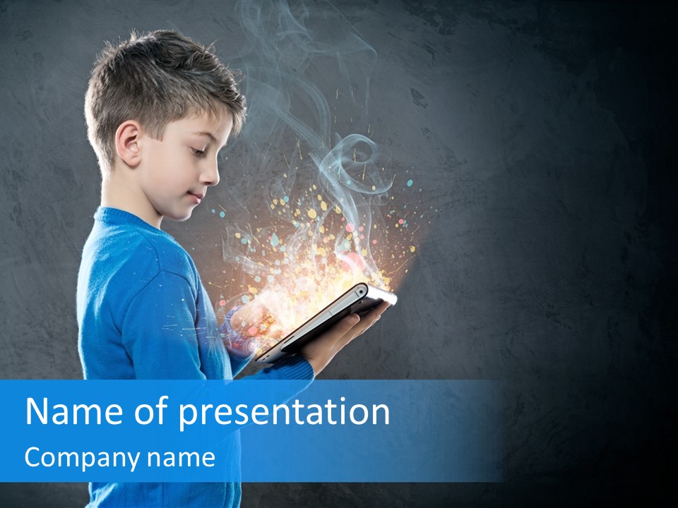 Screen Illustration Medical PowerPoint Template
