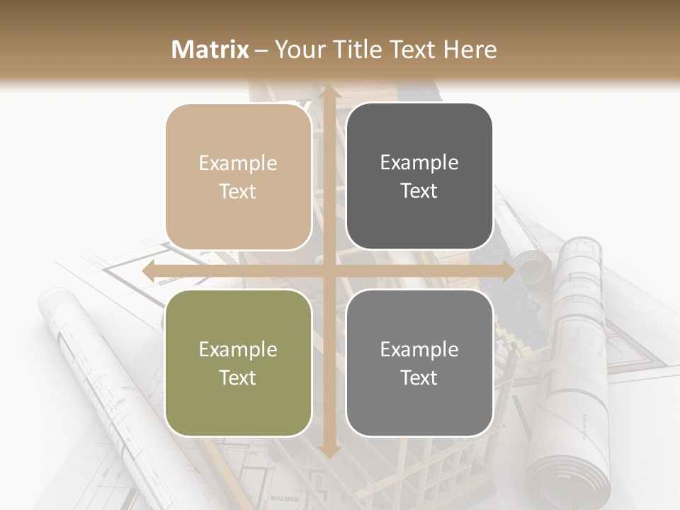 Subflooring Insulation House PowerPoint Template