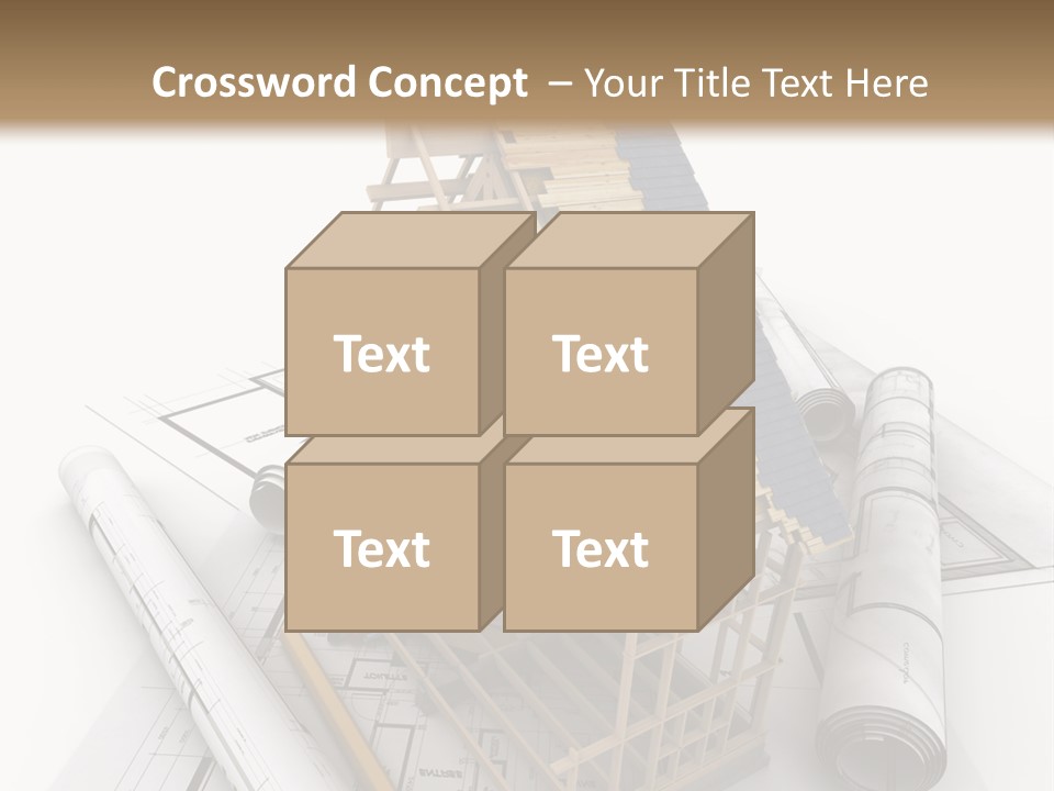 Subflooring Insulation House PowerPoint Template
