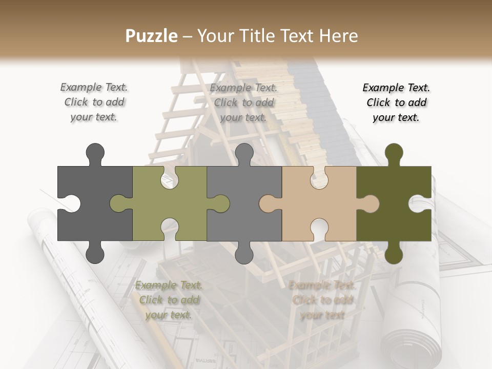 Subflooring Insulation House PowerPoint Template