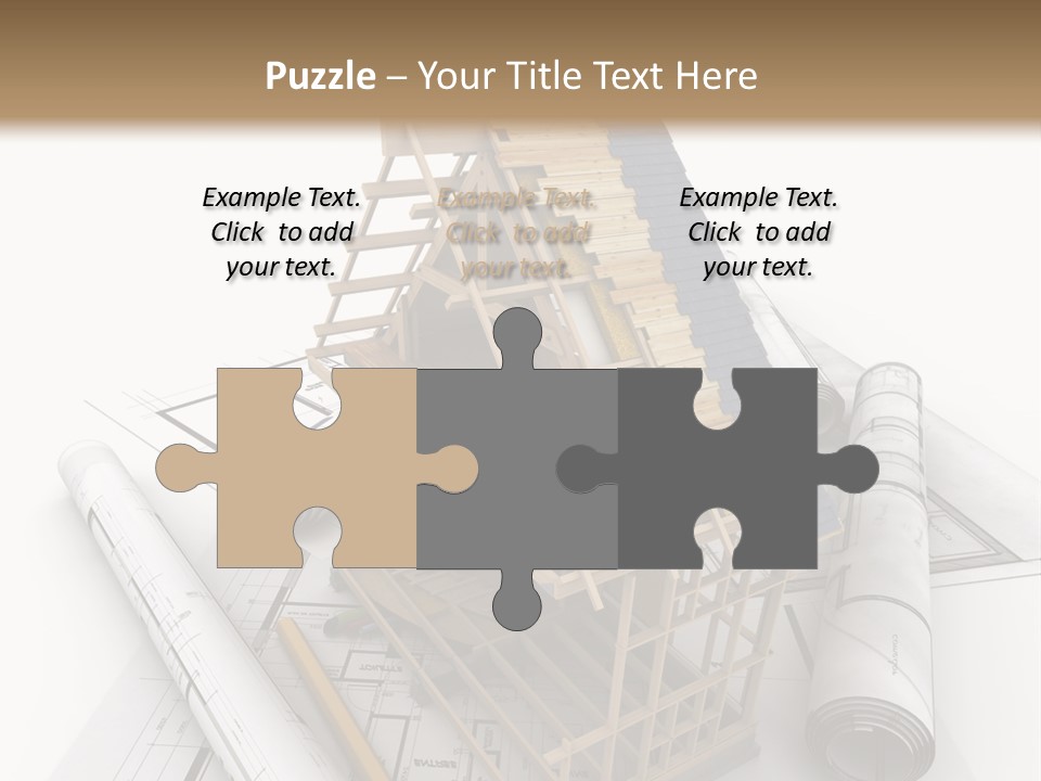 Subflooring Insulation House PowerPoint Template