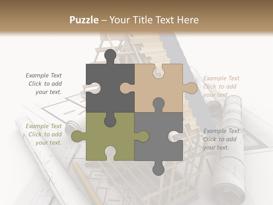 Subflooring Insulation House PowerPoint Template