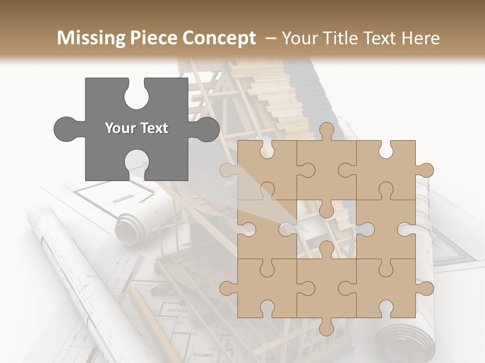 Subflooring Insulation House PowerPoint Template