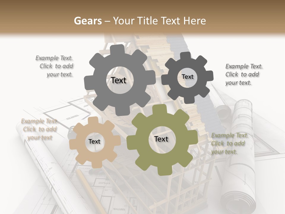 Subflooring Insulation House PowerPoint Template