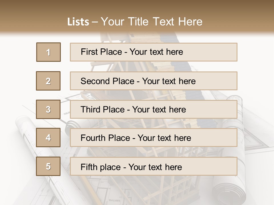Subflooring Insulation House PowerPoint Template