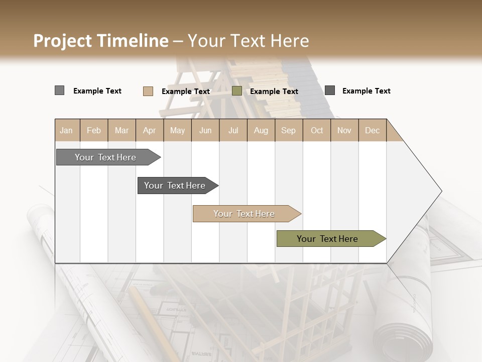 Subflooring Insulation House PowerPoint Template