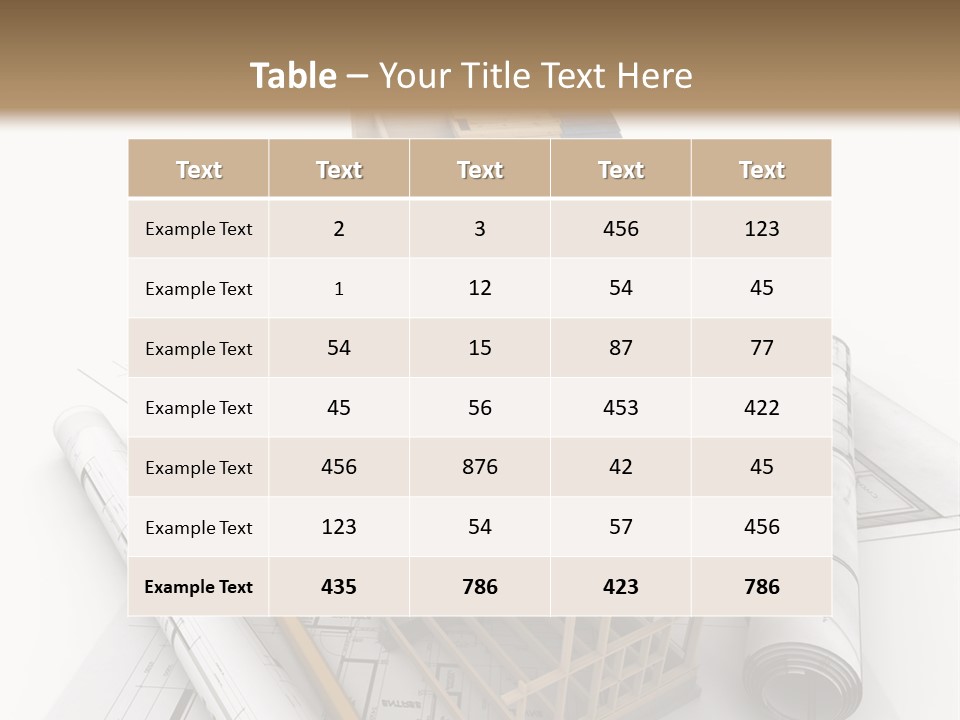 Subflooring Insulation House PowerPoint Template