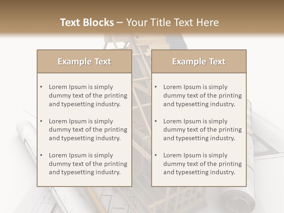 Subflooring Insulation House PowerPoint Template