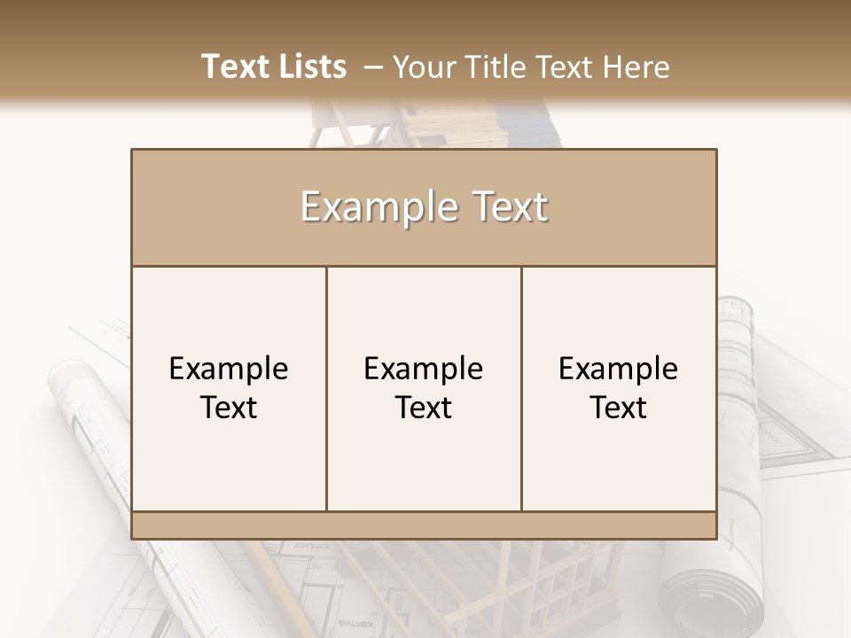 Subflooring Insulation House PowerPoint Template