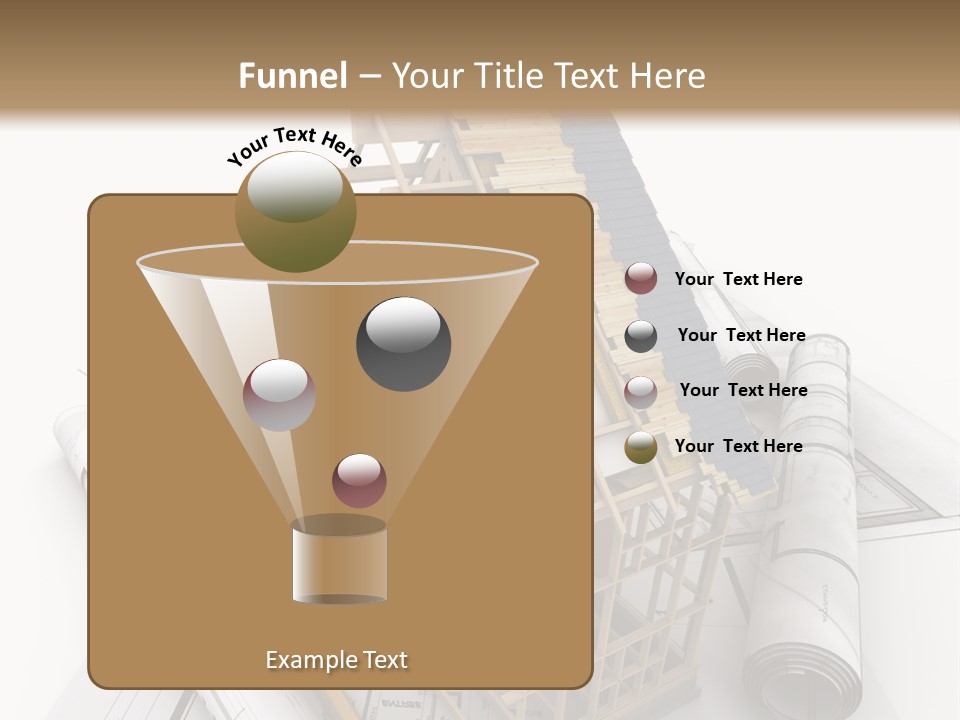 Subflooring Insulation House PowerPoint Template