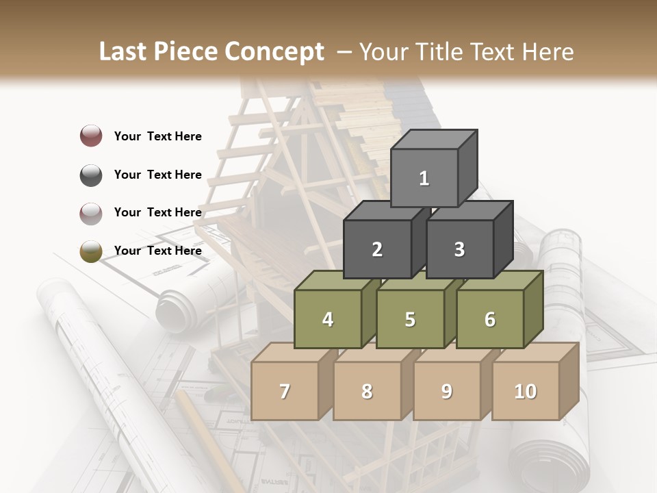 Subflooring Insulation House PowerPoint Template