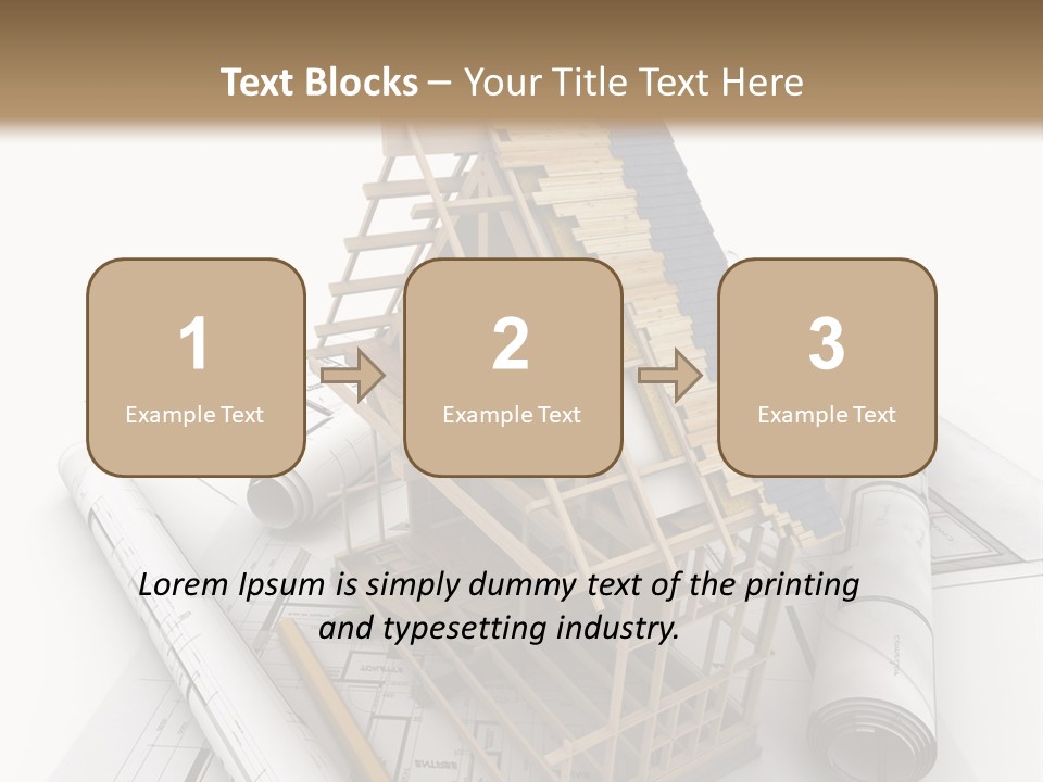 Subflooring Insulation House PowerPoint Template