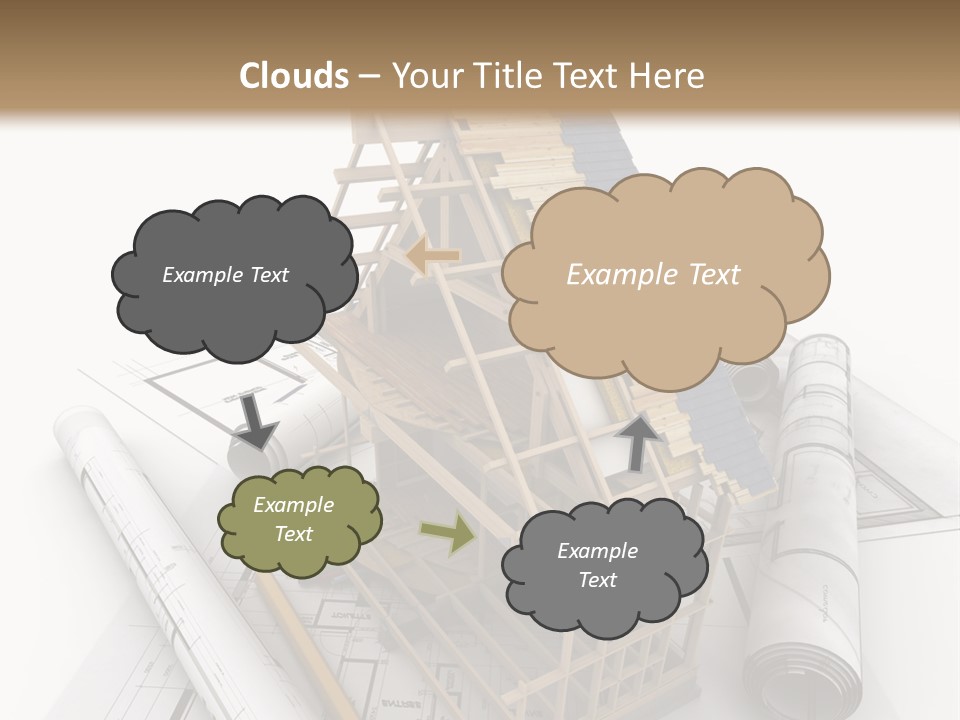 Subflooring Insulation House PowerPoint Template