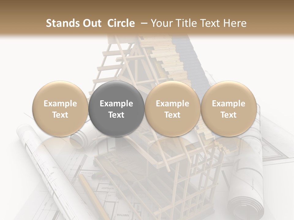 Subflooring Insulation House PowerPoint Template