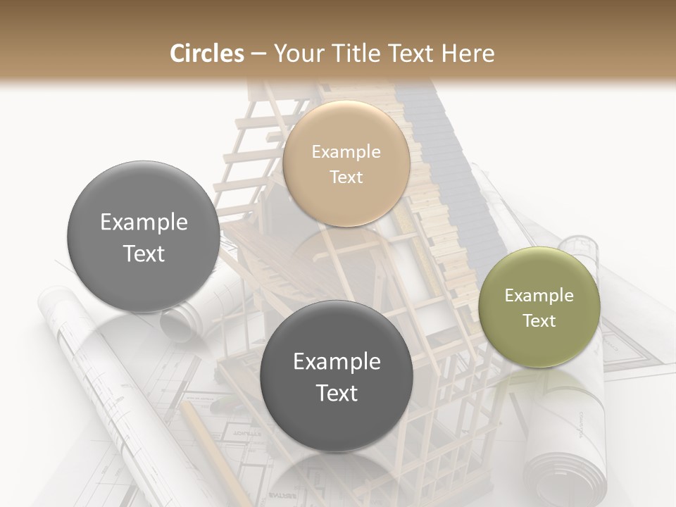 Subflooring Insulation House PowerPoint Template